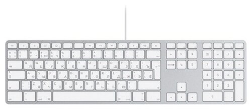 Клавиатура Apple MB110 Wired Keyboard White USB