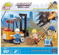 Конструктор Cobi Action Town 1668 Вильчатый погрузчик