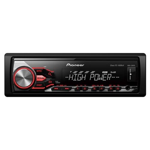 фото Автомагнитола pioneer mvh-280fd, черный