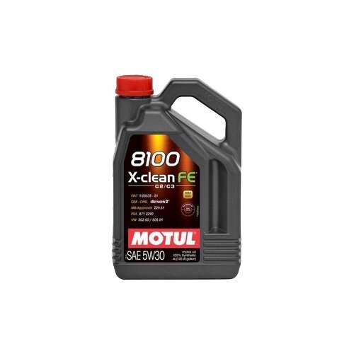фото Моторное масло Motul 8100 X-clean FE 5W30 4 л