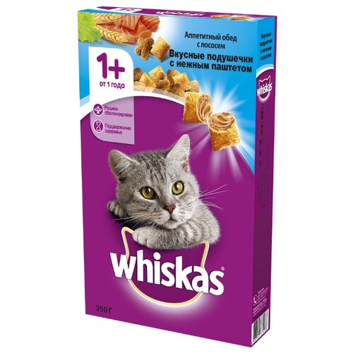 фото Корм для кошек Whiskas с лососем 350 г