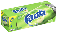 Газированный напиток Fanta Green Apple, 0.35 л