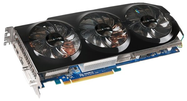 Видеокарта GIGABYTE Radeon HD 7970 1000Mhz PCI-E 3.0 3072Mb 5500Mhz 384 bit DVI HDMI HDCP