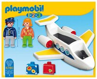 Набор с элементами конструктора Playmobil 1-2-3 6780 Пассажирский лайнер