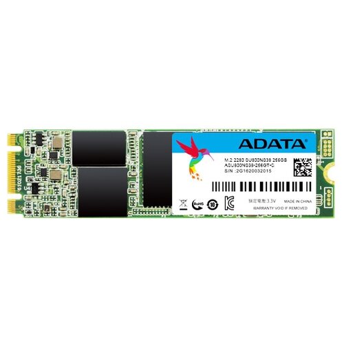 Твердотельный накопитель ADATA Ultimate SU800 256 ГБ M2 ASU800NS38-256GT-C 400000₽