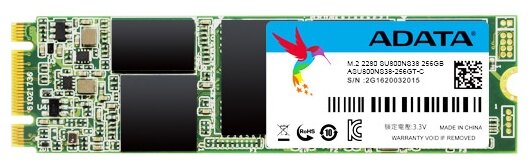 Накопитель SSD 256Gb ADATA Ultimate SU800 (ASU800NS38-256GT-C)