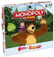 Настольная игра Hasbro Игры Monopoly Моя первая монополия. Маша и медведь