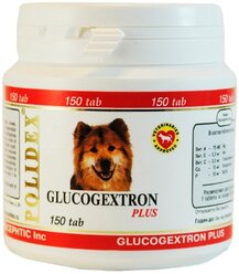 Добавка в корм Polidex Glucogextron Plus , 150 таб.