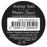 Vivienne Sabo Тени для век устойчивые моно Petits Jeux 116 темно-коричневый матовый