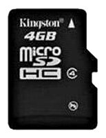 Карта памяти Kingston SDC4/4GBSP