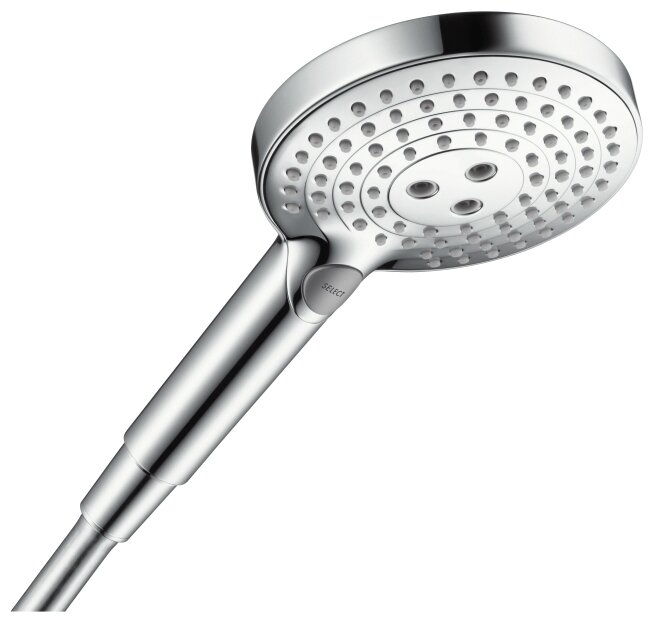 Лейка для душа hansgrohe Raindance Select S 120 3 jet 26530000 хром хром круглая 125 мм