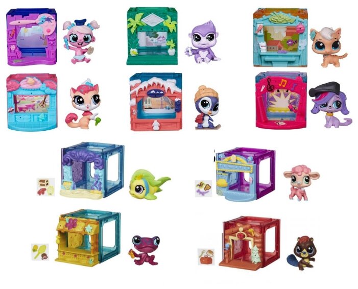 Littlest Pet Shop Зверюшка и домик B0092