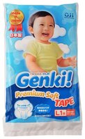 Genki подгузники Premium Soft L (9-14 кг) 1 шт.