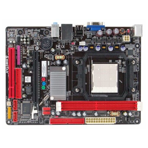 Материнская плата BioStar N68S Socket AM2 nForce630aPCI-ESVGALAN SATA RAID MicroATX БУ 202000₽