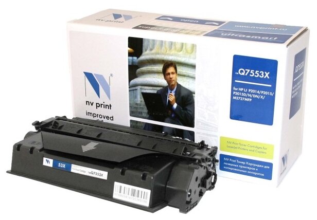 Картридж NV Print Q7553X для HP, 7000 стр, черный NV-Print - фото №3