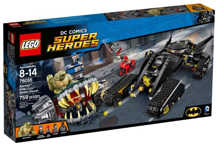 LEGO® Super Heroes 76055 Бэтмен: Ограбление канализации Killer Crocs™