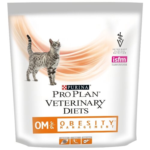 фото Корм для кошек Pro Plan Veterinary Diets Feline OM Obesity (Overweight) Management dry (0.35 кг)