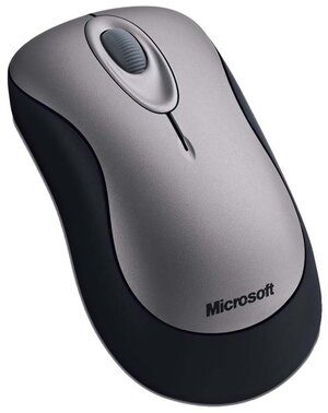 Беспроводная мышь Microsoft Wireless Optical Mouse 2000 Grey-Black USB