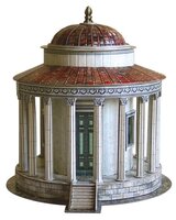 Сборная модель Умная Бумага Храм Весты в Тиволи (339) 1:87