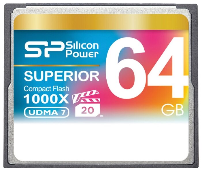 Карта памяти Silicon Power CF 64GB 1000X