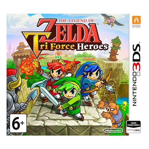 The Legend of Zelda: Tri Force Heroes (Nintendo 3DS) английский язык