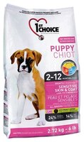 Корм для собак 1st Choice (0.35 кг) Sensitive skin and coat ALL BREEDS for PUPPIES