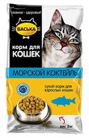 Корм для кошек Васька Сухой корм Морской коктейль (0.4 кг)