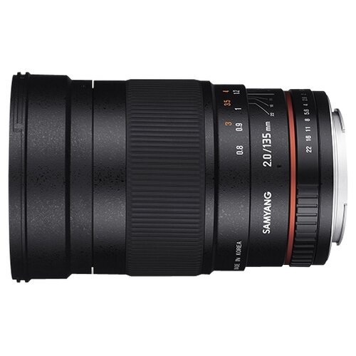 объектив samyang 24mm f 3 5 ed as umc t s fujifilm x черный Объектив Samyang 135mm f/2 ED UMC Canon M