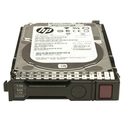 Жесткий диск HP 1 ТБ 653947-001 жесткие диски hp жесткий диск 652615 b21 hp 450gb 6g sas 15k rpm lff 3 5 inch for gen8 gen9 gen10