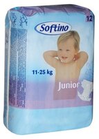 Softino подгузники Junior (11-25 кг) 12 шт.