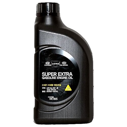 фото Полусинтетическое моторное масло mobis super extra gasoline 5w-30, 4 л