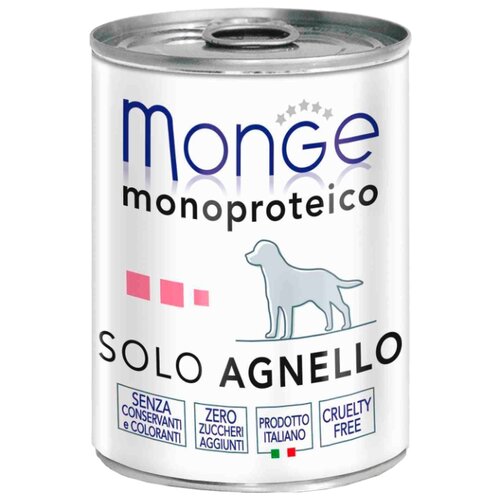 фото Влажный корм для собак Monge Monoprotein ягненок 400г