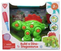 Винтовой конструктор PlayGo Build a Dino 2046 Стегозавр