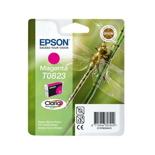 картридж epson c13t11234a10 435 стр пурпурный Картридж Epson C13T08234A10, 435 стр, пурпурный