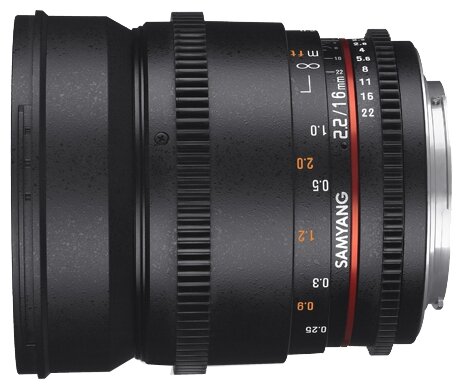 Объектив Samyang 16mm T2.2 ED Aspherical UMC CS VDSLR II Sony E