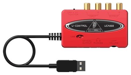 Внешняя звуковая карта BEHRINGER U-CONTROL UCA222