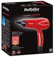 Фен BaByliss D302E красный