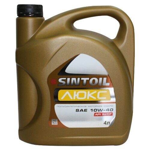 Моторное масло Sintoil 10W-40 Люкс SJ/CF/CF-4 полусинтетика 1л