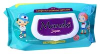 Влажные салфетки Maneki Kaiteki с экстрактом алоэ вера 60 шт.