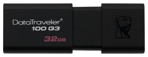 Flash накопитель 32GB черный USB 3.1/3.0/2.0 - DATA Traveler 100 G3 BL1 (KINGSTON)(код заказа 15165 )