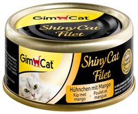Корм для кошек GimCat ShinyCat Filet цыпленок с манго (0.07 кг) 1 шт. 0.07 кг 1