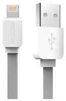 Кабель Rock S05 Lightning Flat Cable 1 м grey