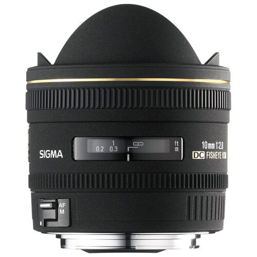 Объектив Sigma AF 10 mm f2.8 EX DC HSM Fisheye for Canon EF-s