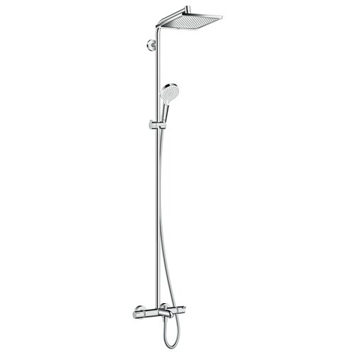 фото Душевая стойка hansgrohe crometta e 240 1jet showerpipe 27298000 хром