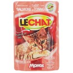 Корм для кошек LeChat Pouch с Лососем и Тунцом (0.1 кг) 1 шт. - изображение