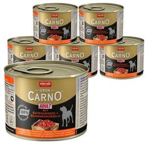 Влажный корм для собак Animonda GranCarno, беззерновой, сердце, с козлобородником 200 г (для мелких и средних пород) 