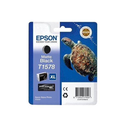 Картридж Epson C13T15784010, 850 стр, черный матовый epson картридж c13t32484010 matte black t3248