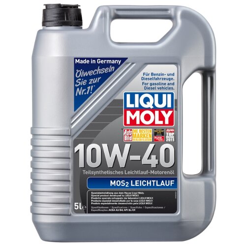 фото Моторное масло LIQUI MOLY MoS2 Leichtlauf 10W-40 5 л
