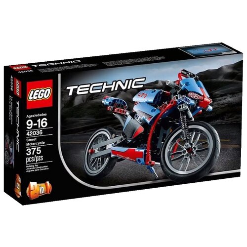 Конструктор LEGO Technic 42036 Стритбайк, 375 дет.