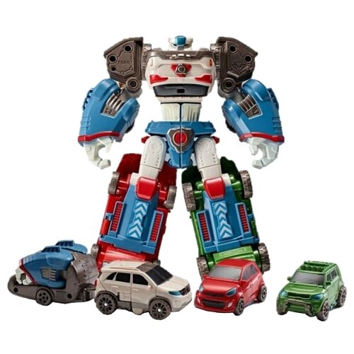 фото Трансформер YOUNG TOYS Tobot Mini Дельтатрон 301058 разноцветный